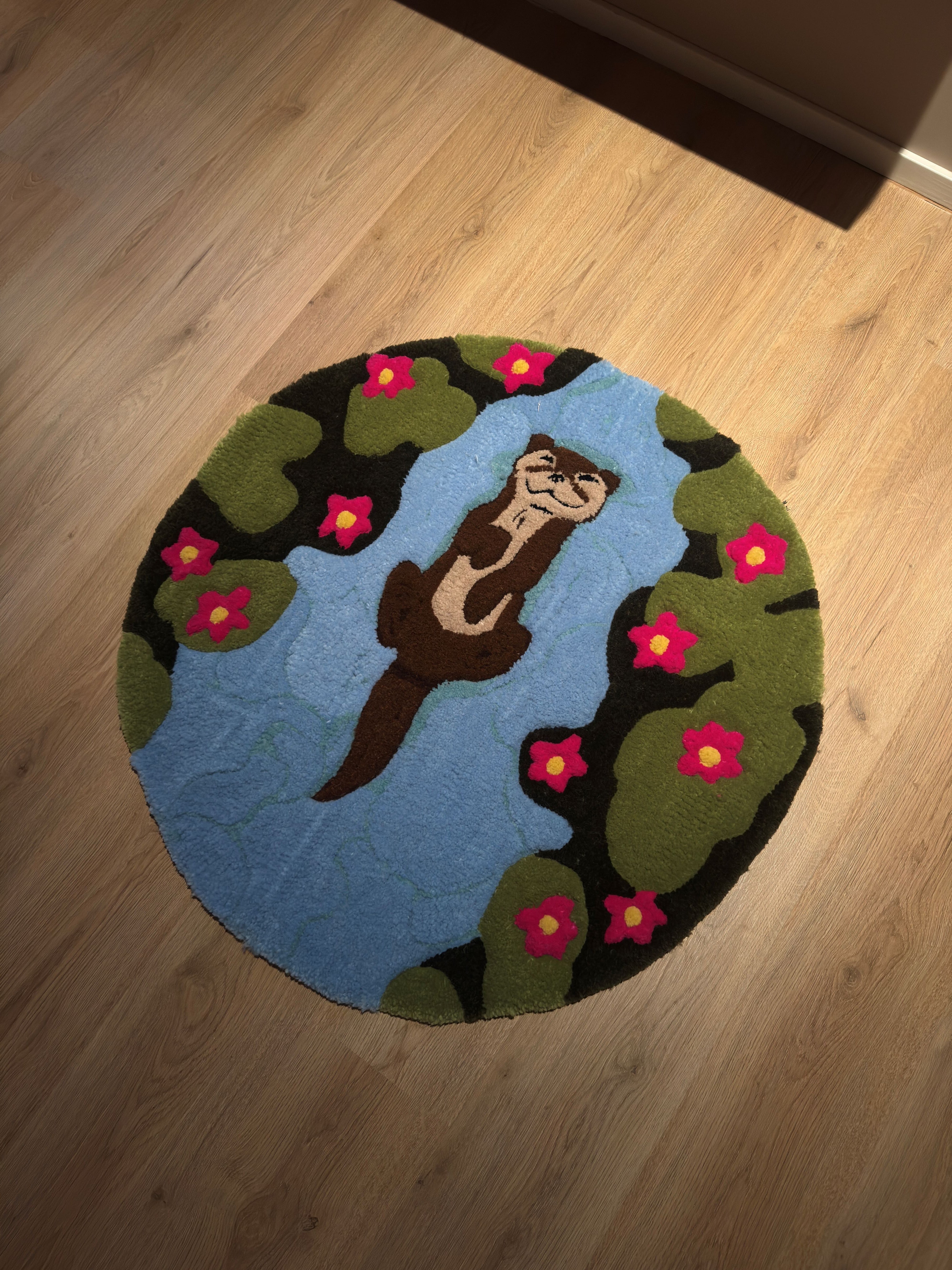 Oter som nyter! 90x90cm