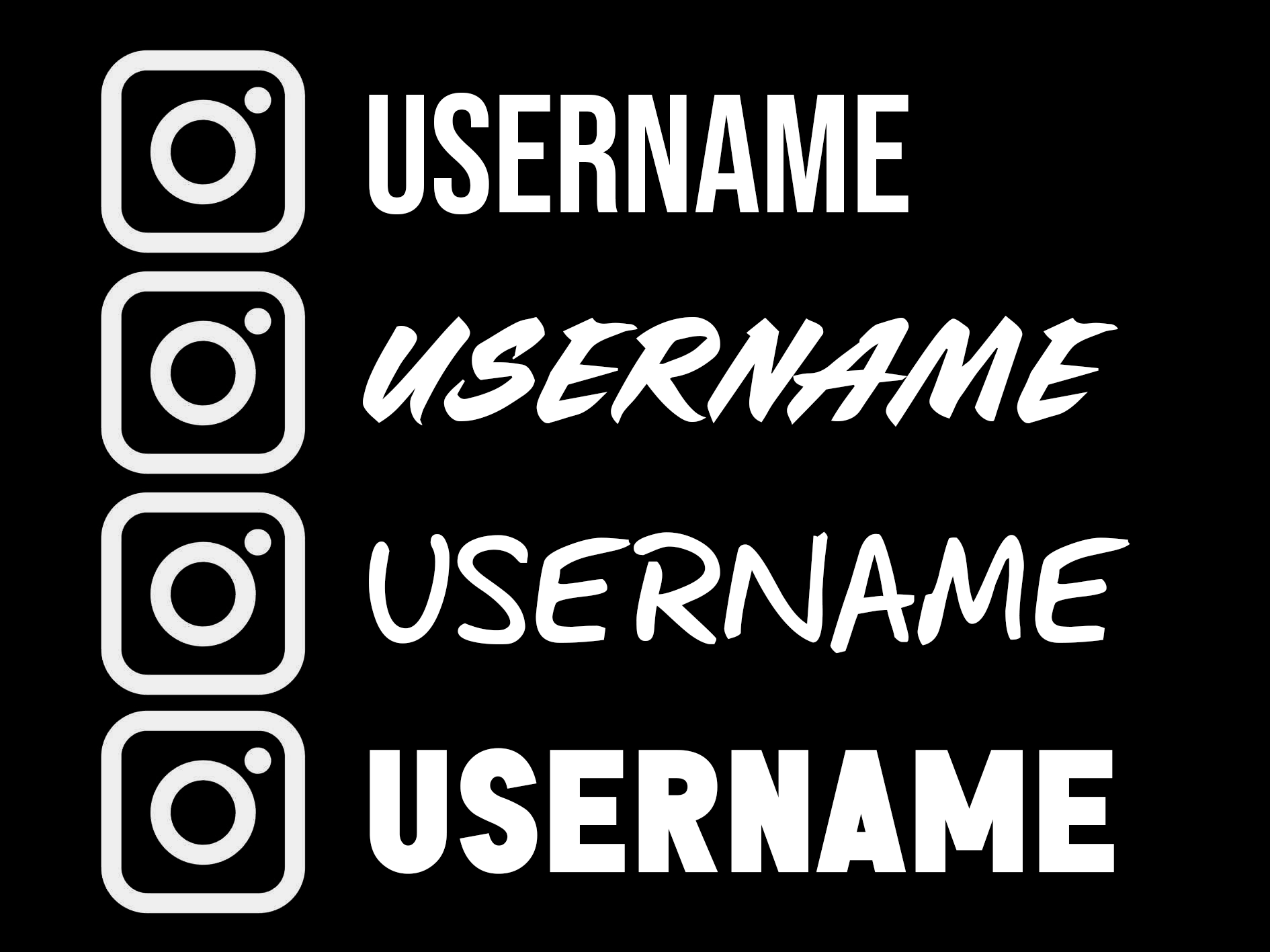 Instagram klistremerke